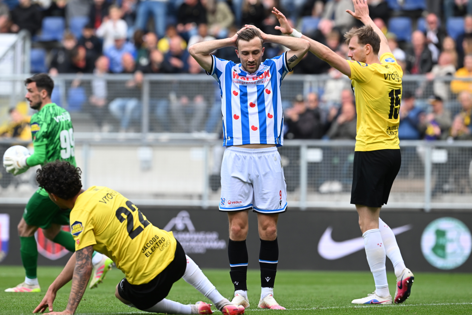NAC Breda - sc Heerenveen definitief gestaakt