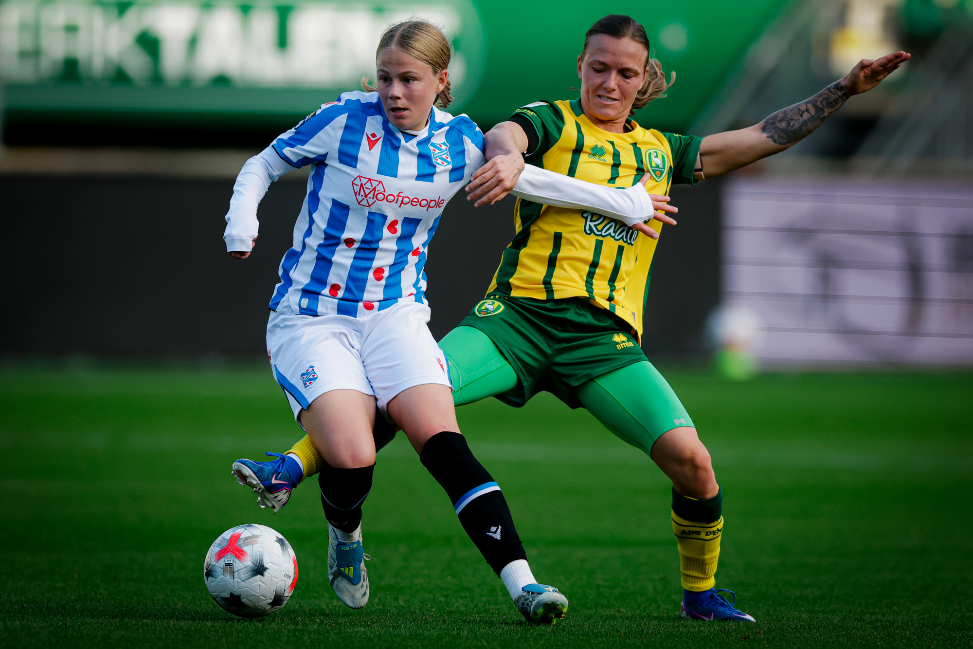 sc Heerenveen Vrouwen komt twee keer op voorsprong, maar speelt gelijk tegen ADO
